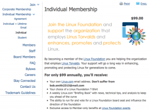 Linux Foundation Individual Membership