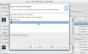 GitHub Mylyn Repositories
